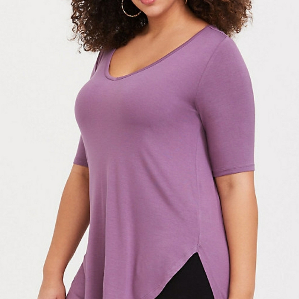 Torrid super soft knit v neck tunic